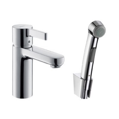 Смеситель для раковины Hansgrohe Metris S 31160000 с гигиеническим душем